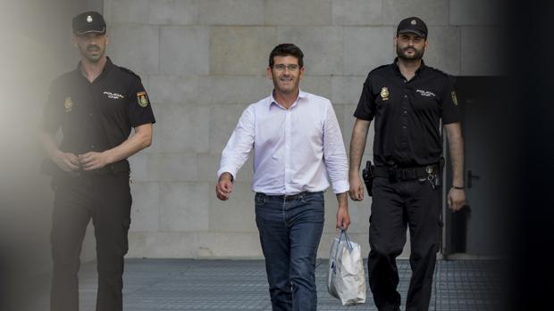 Jorge Rodríguez, en el momento de su detención