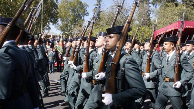 Acto central de la celebración de la festividad de la Virgen del Pilar, patrona de la Guardia Civil, en Toledo