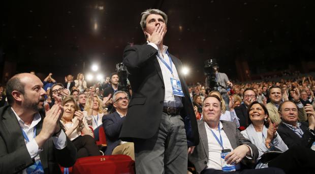 Ángel Garrido, en el congreso regional del PP de Madrid celebrado en marzo de 2017