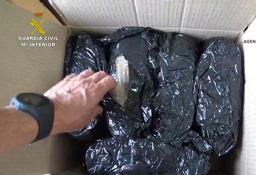 Imagen de parte de la picadura de tabaco aprehendida