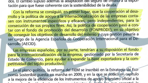 Párrafos copiados de una intervención de Miguel Sebastián en el Congreso, sin cita ni comillas