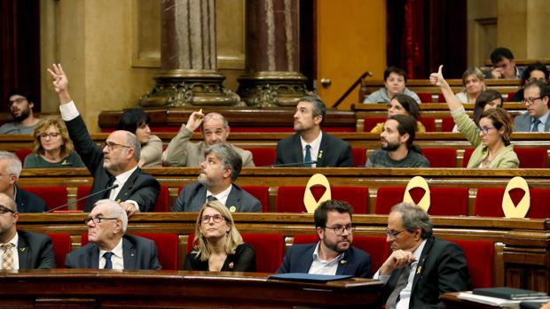 La bancada independentista ha quedado este martes en minoría