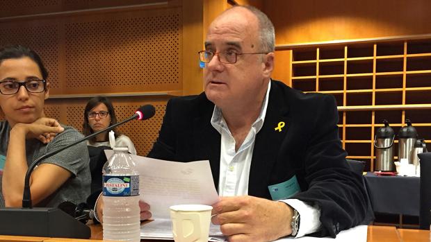 Joseba Egibar, durante su intervención de ayer