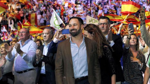 Imagen del acto celebrado por Vox el pasado 7 de octubre en Madrid