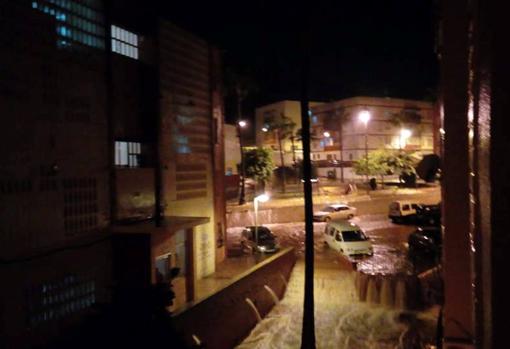 Imagen de las inundaciones en la Vall d'Uixó