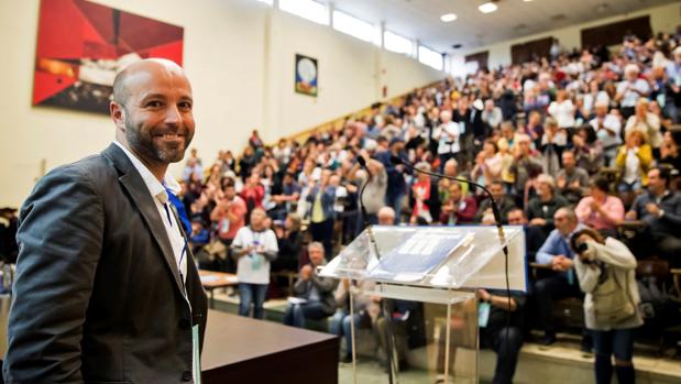 El líder de En Marea, Luís Villares, en el último plenario