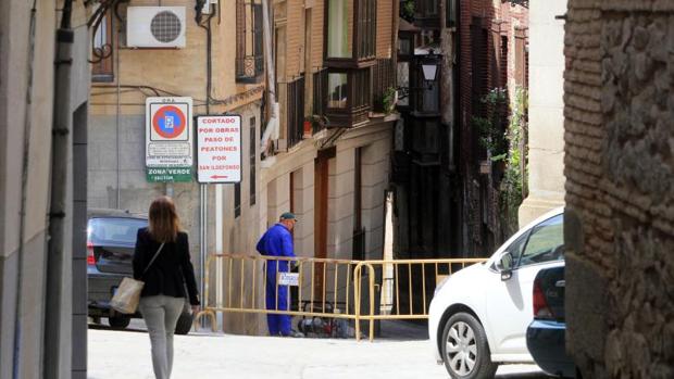 Obras en la calle de la Merced