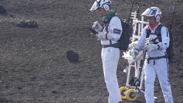 Experimento de la Agencia Espacial Europea en Lanzarote