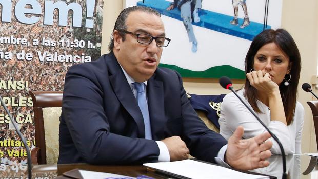 Imagen de Juan García Sentandreu y Cristina Seguí tomada en octubre de 2017