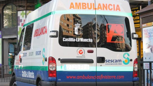 Ambulancia del Servicio de Salud de Castilla-La Mancha