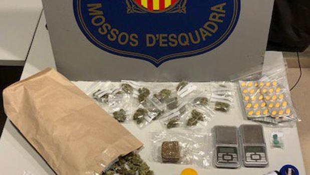 Material incautado a los traficantes