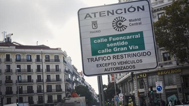 La glorieta de Bilbao, donde se encuentra una de las entradas a Madrid Central
