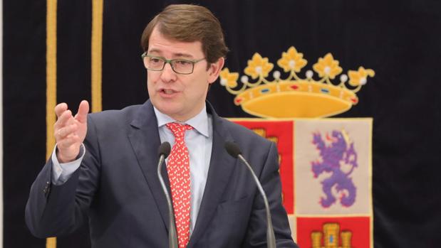 Fernández Mañueco, en su comparecncia con motivo de la celebración de los 36 años del Estatuto de Autonomía