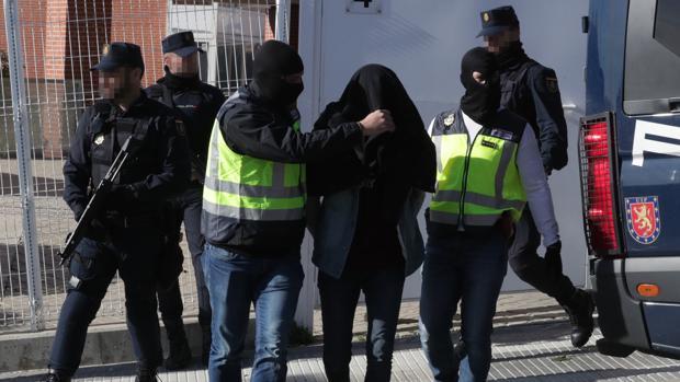 Imagen de archivo de la detención de un yihadista