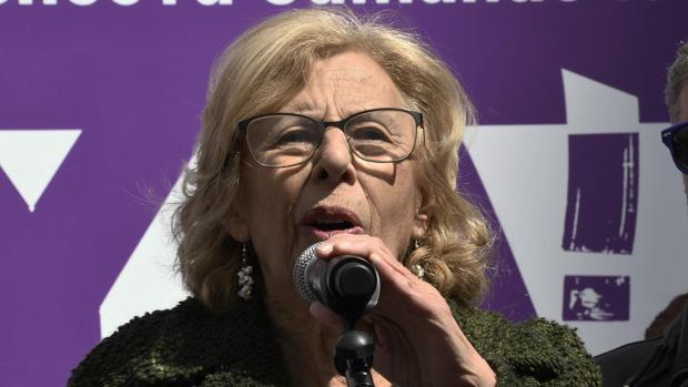 La alcaldesa de Madrid, Manuela Carmena, en una imagen de archivo