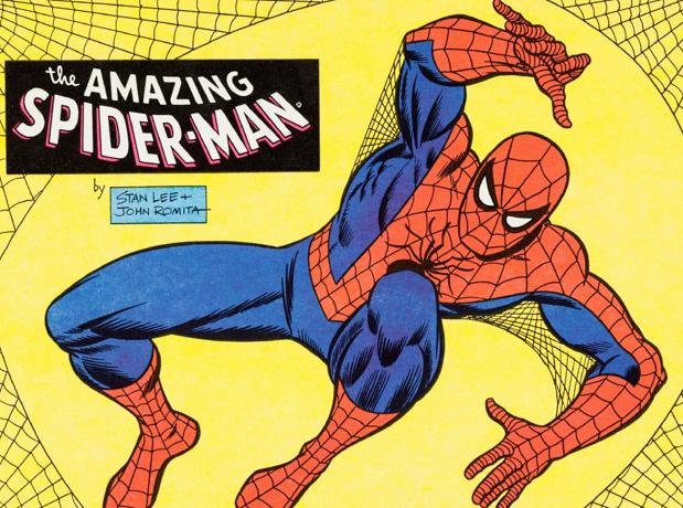 Spiderman, una de las criaturas más célebres de Lee, estará presente en la exposición