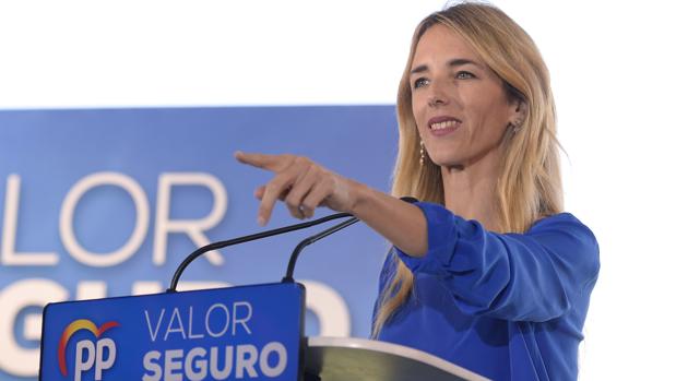 La candidata del PP por Barcelona, Cayetana Álvarez de Toledo