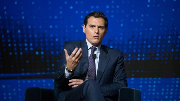 Albert Rivera, ayer en Madrid