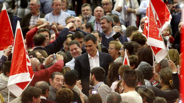 Pedro Sánchez, en un acto en Toledo