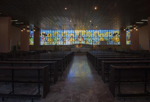 Vidriera de la Iglesia Nuestra Señora de los Desamparados