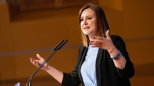 María José Catalá, en un mitin