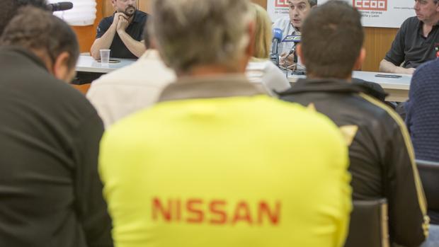 Reunión del Comité de Empresa de Nissan, el pasado miércoles