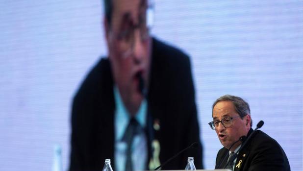 Torra, ayer en las jornadas del Círculo de Economía en Sitges