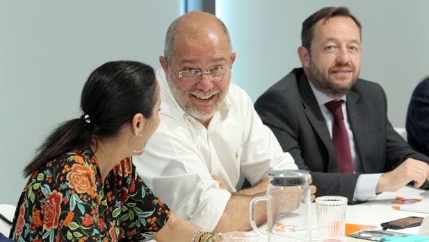 Francisco Igea (Cs) asiste a la reunión del Comité Ejecutivo del Partido.