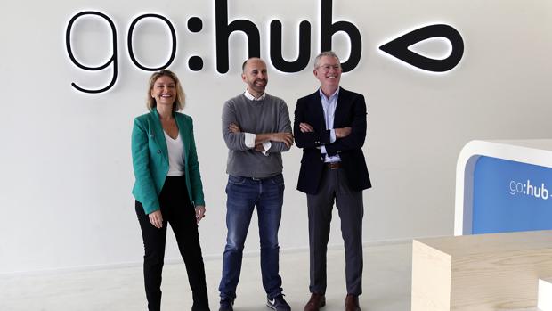 Directivos de Go Hub, la aceleradora de Global Omnium