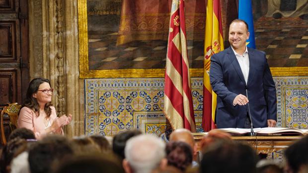 Rubén Martínez Dalmau, durante su toma de posesión