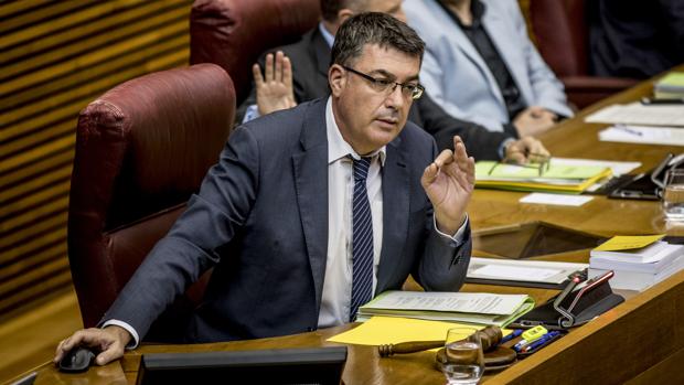 Enric Morera, en las Cortes Valencianas en una imagen de archivo
