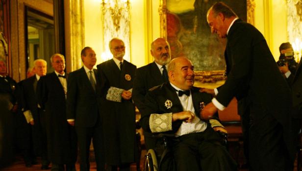 Inauguración del año judicial en 2002 con Fungairiño y el Rey Juan Carlos