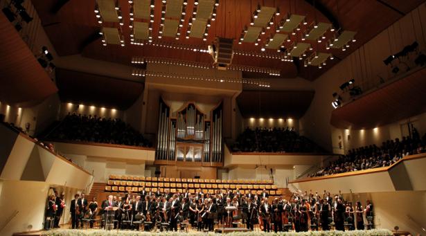 Imagen de archivo de una de las salas del Palau de la Música de Valencia
