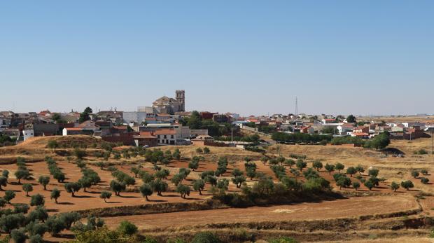 Vista panorámica de la localidad de Villarrubia de Santiago
