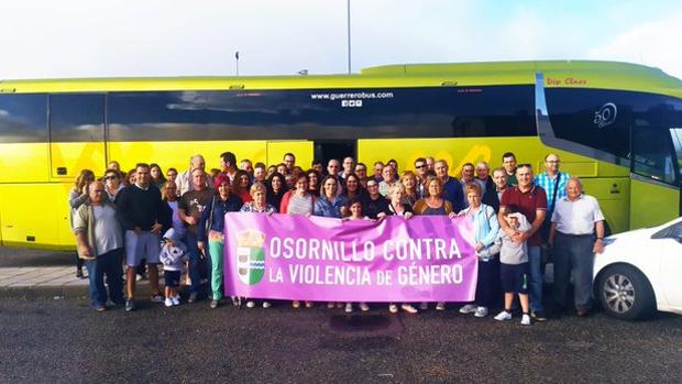Los vecinos de Osornillo durante su viaje a Galicia