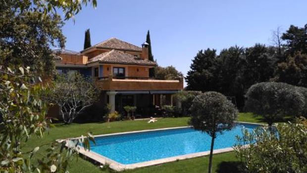 Una de las piscinas privadas en Madrid que se alquila en la aplicación de «Swimmy»