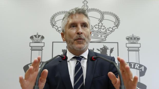 El ministro del Interior en funciones, Fernando Grande-Marlaska
