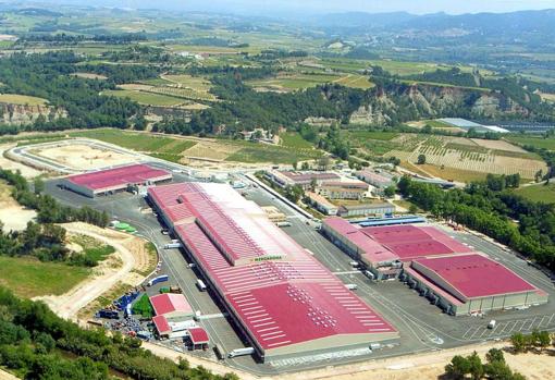 Vista aérea de las instalaciones logÃstica de Mercadona en Sant Sadurnà d'Anoia (Barcelona)