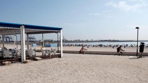 Playa de Pinedo en Valencia