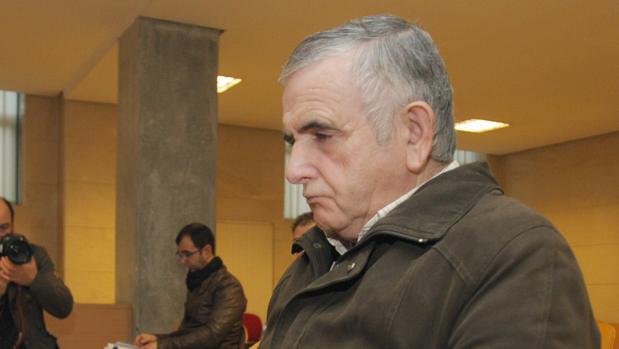 Manuel Fernández Castiñeiras, durante el juicio por el robo del Códice