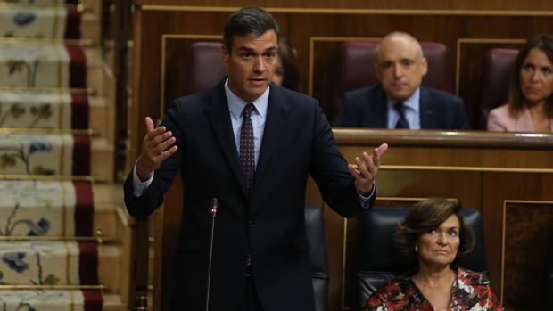 Pedro Sánchez, presidente del Gobierno en funciones