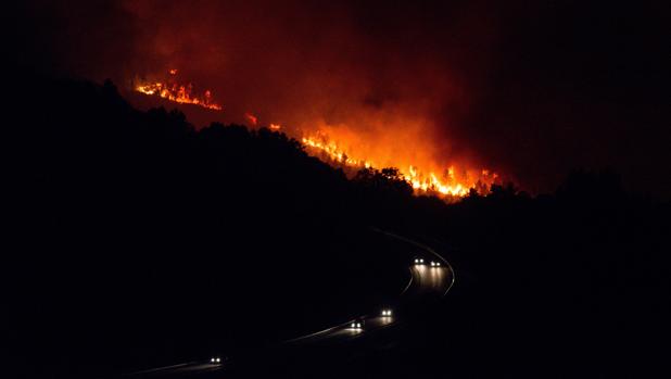 Incendio en A Gudiña, esta madrugada