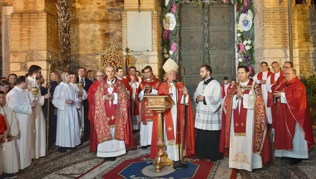 La ceremonia de apertura del Año Jubilar en Urda el domingo pasado