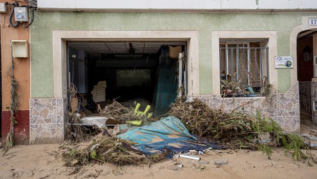 Imagen de los daños provocados por la última gota fría en la localidad valenciana de Ontinyent