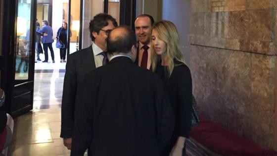 Álvarez de Toledo e Iceta, en el Parlament