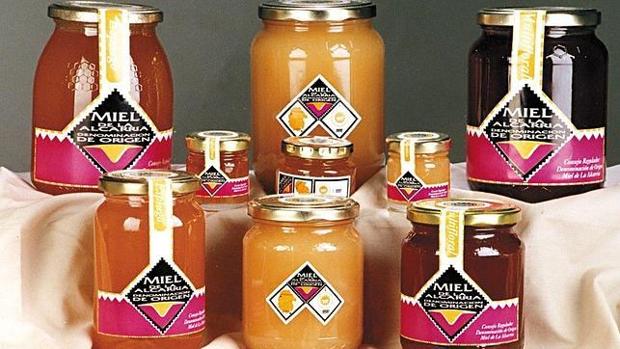 Tarros de miel de la Denominación de Origen de la Alcarria