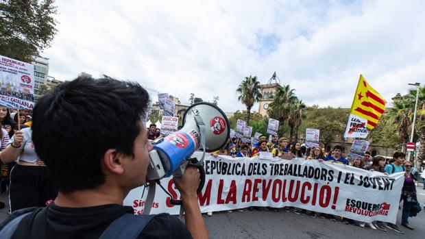 Una manifestación independentista