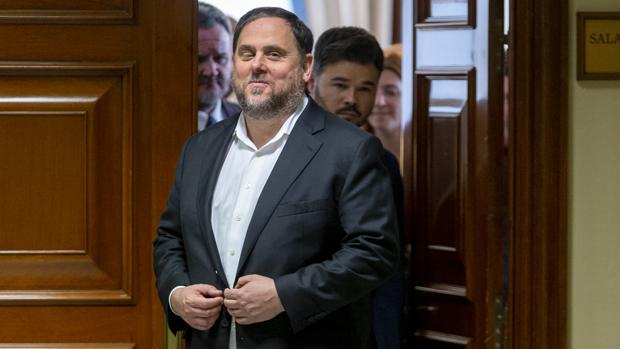 Oriol Junqueras, en el Congreso de los Diputados