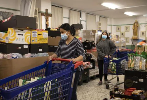 Voluntarias en la parroquia de San Juan de Dios