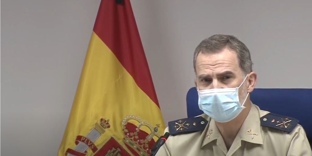 El Rey, a los militares: «Aún quedan por superar tiempos difíciles pero somos un gran país»